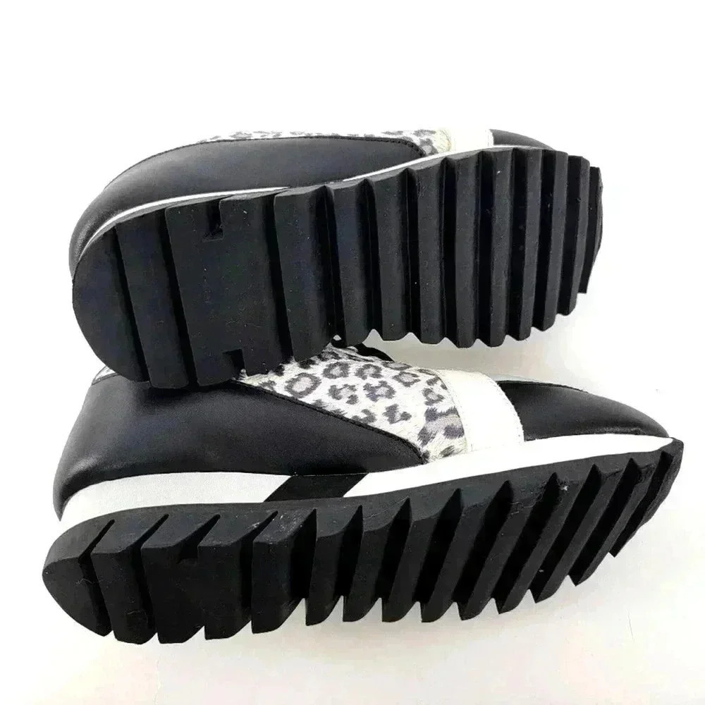 Not Rated Chunky Platform Sneakers - Leopard Cheetah Print - 9.5 - Picture 5 of 10